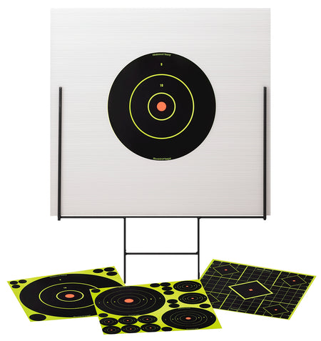 Birchwood Casey Shoot-N-C Portable Range Kit with Welded Steel Frame Backboard and Reactive Targets