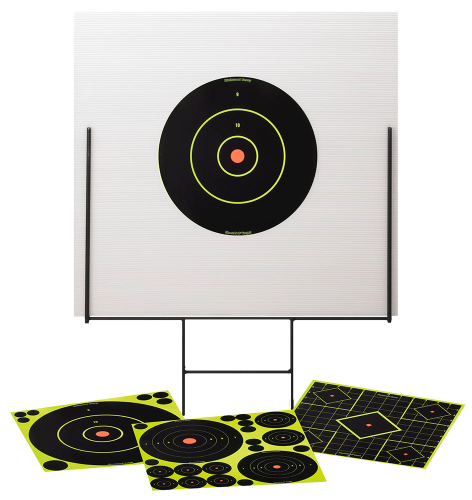 Birchwood Casey Shoot-N-C Portable Range Kit with Welded Steel Frame Backboard and Reactive Targets