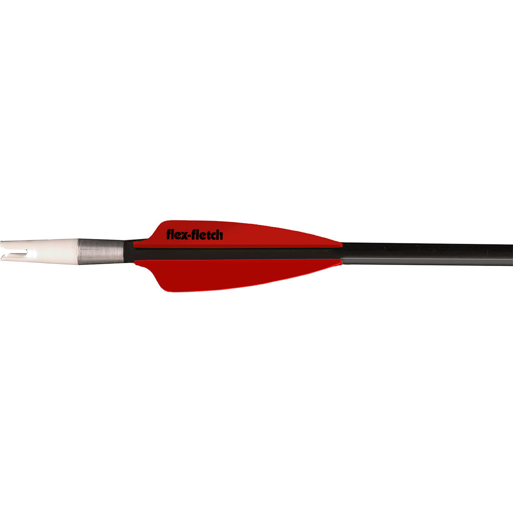 Flex Fletch FFP Red Shield Cut Archery Vanes 3.6 in. Pack of 39