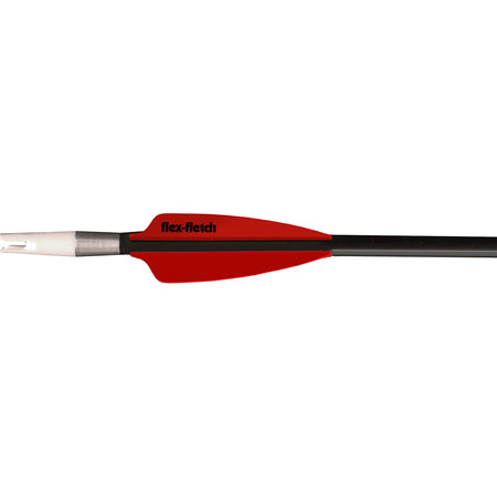 Flex Fletch FFP Red Shield Cut Archery Vanes 3.6 in. Pack of 39