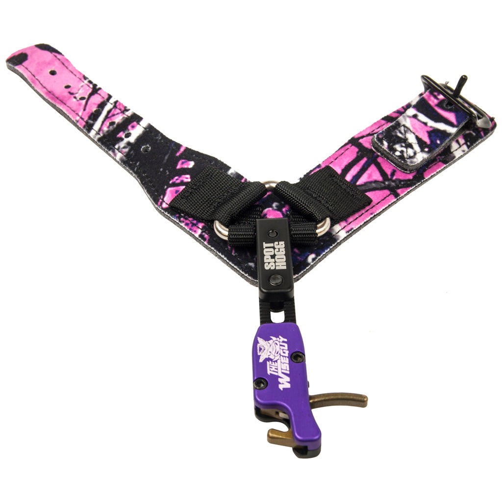 Spot Hogg Wise Guy Zero Travel Trigger Bow Release Muddy Girl Strap