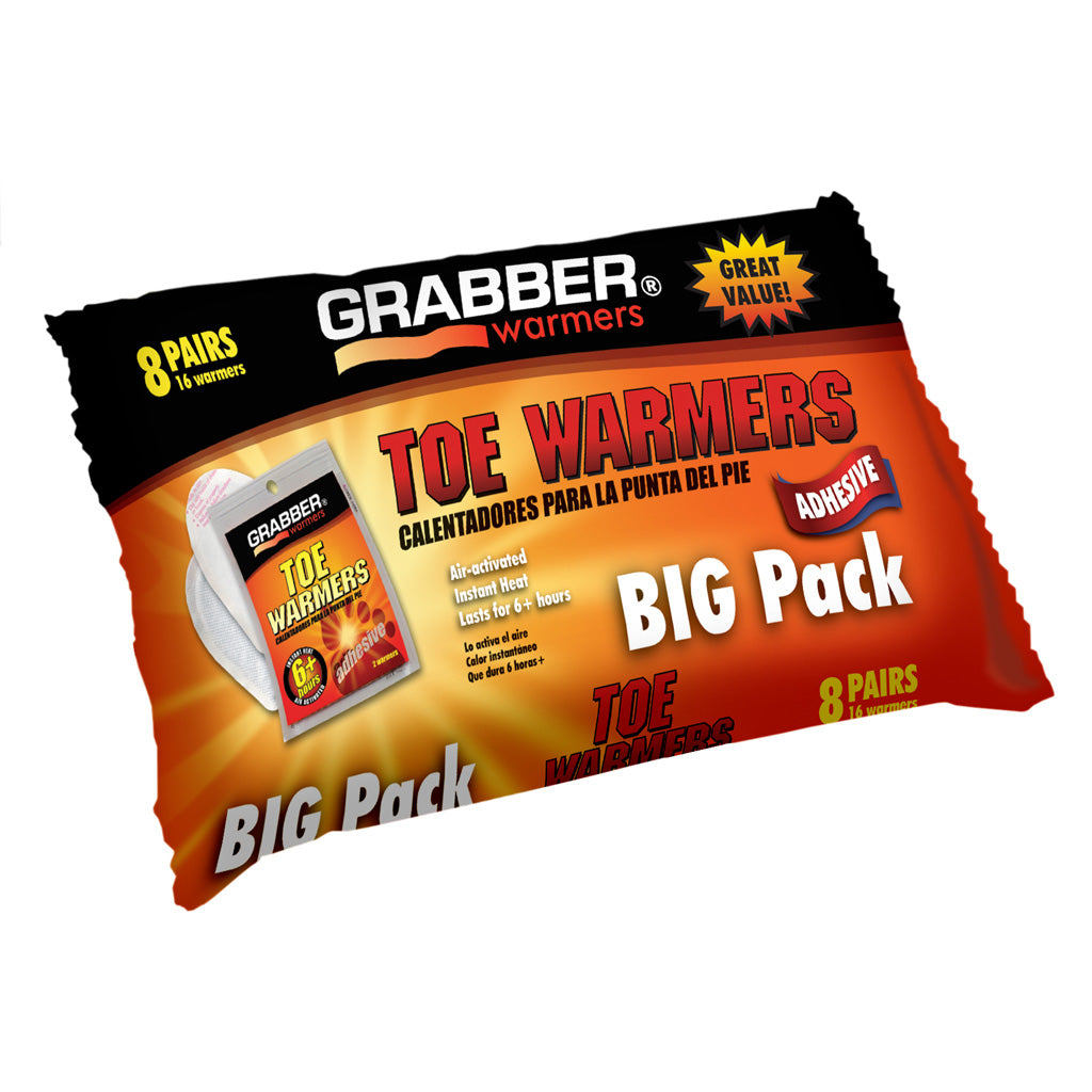 Grabber 6-Hour Toe Warmers 8 pk. 8 pr. Each