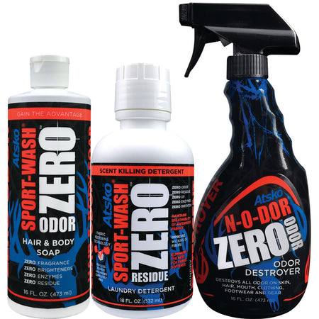 Atsko Zero 3-Part Scent Control Hunting System