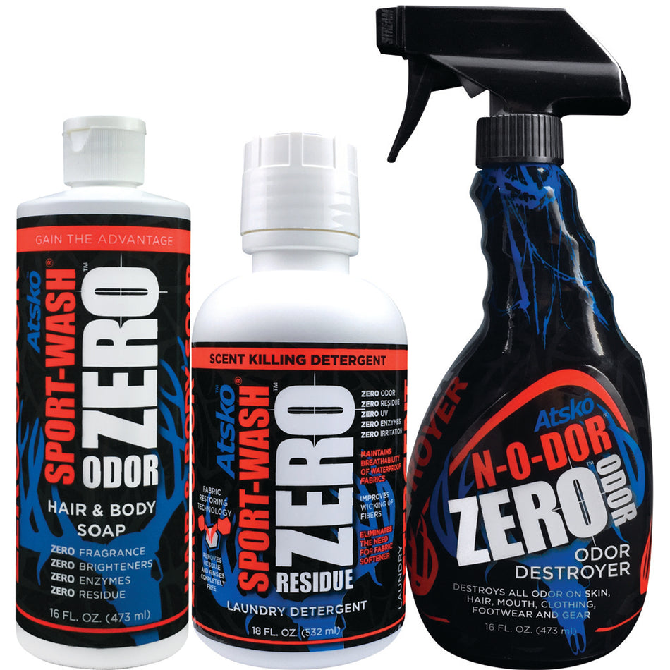 Atsko Zero 3-Part Scent Control Hunting System