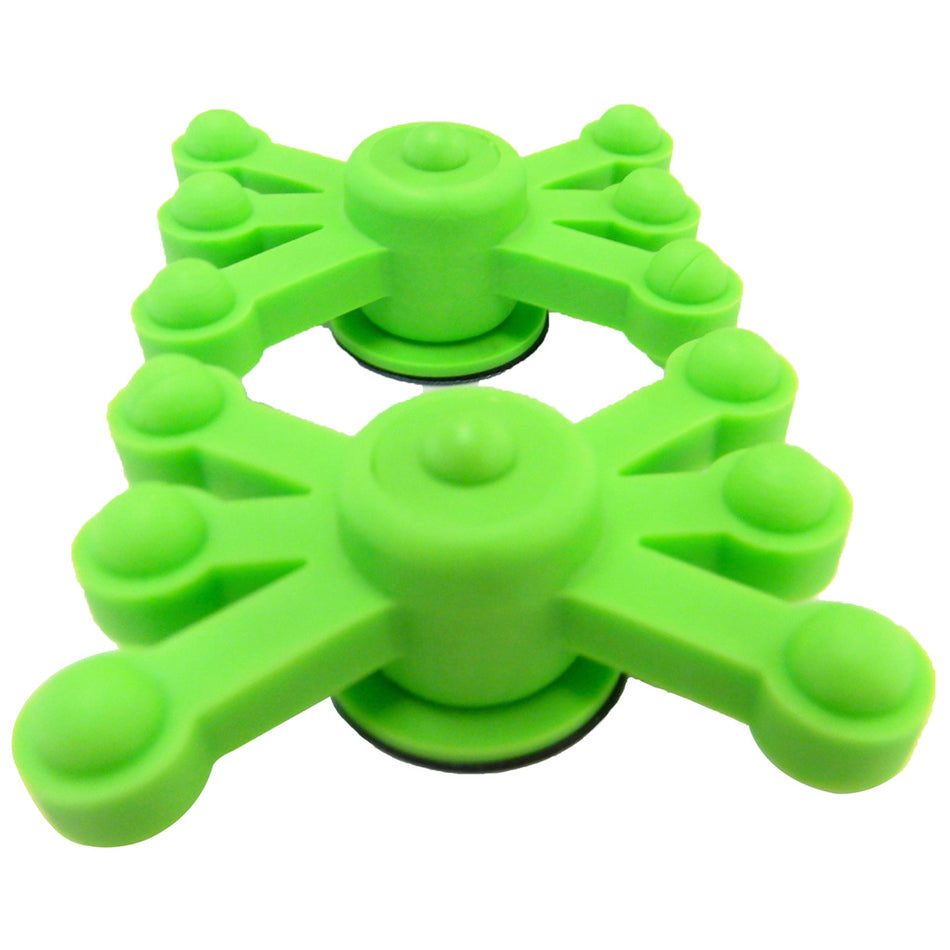 BowJax MonsterJax Neon Green Solid Limb Dampener 2 pk.