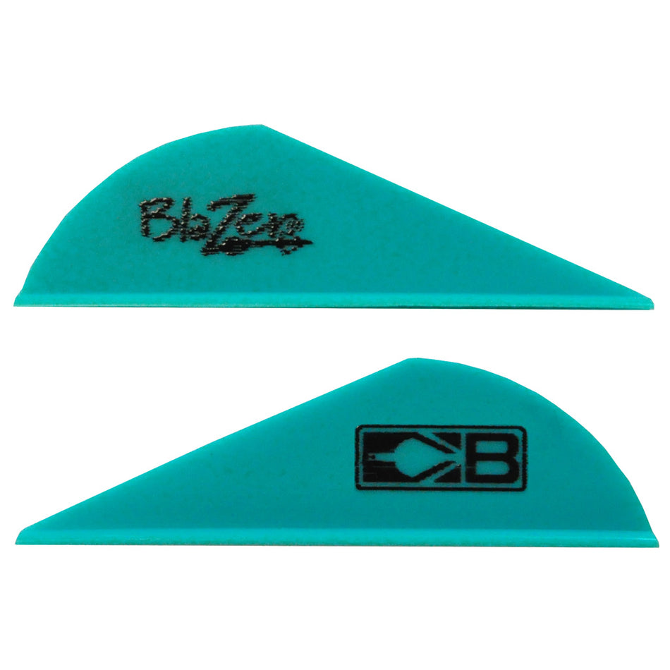 Bohning 2in Blazer Vanes Teal 100 pk.