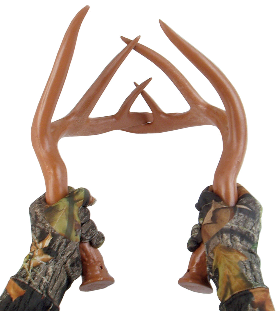 Primos 710 Fightin Horns Buck Rattling Antlers - 14 Contact Points, Extended Handle