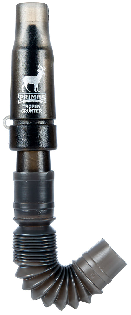 Primos 707 Trophy Grunter Adjustable Reed Deer Call - Grunts & Bleats, Black Plastic