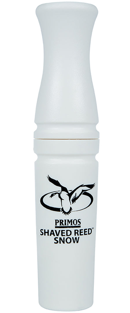 Primos 828 Shaved Reed Open Snow Goose Call - Realistic Highs & Lows, White Polycarbonate