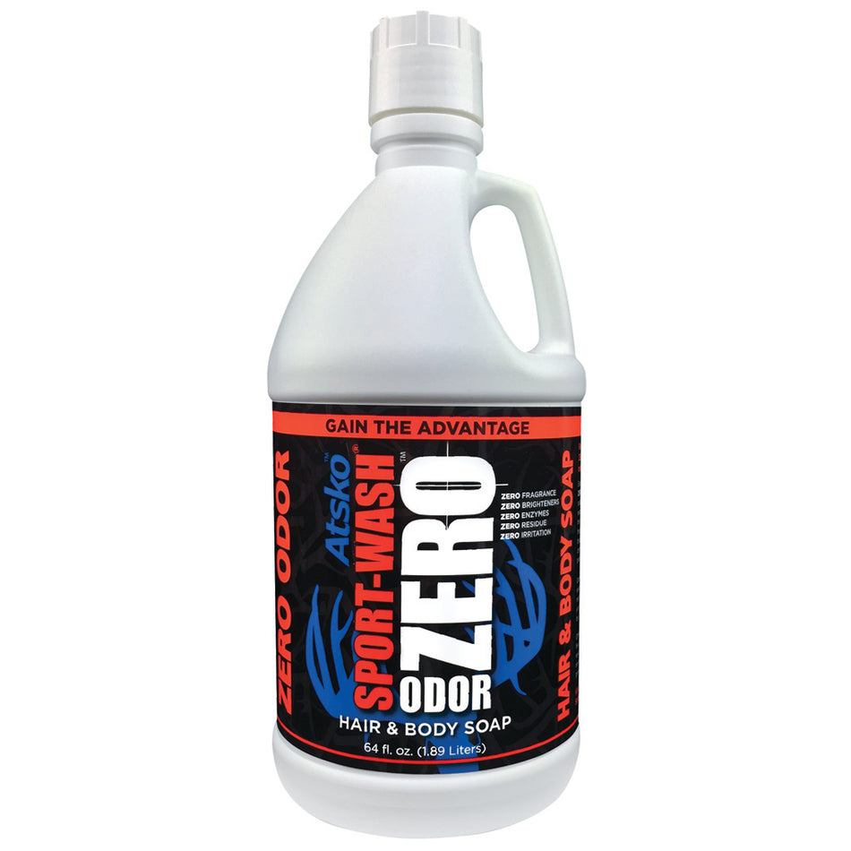 Atsko Zero Sport Hair and Body Wash Soap 64 oz. Scent-Free