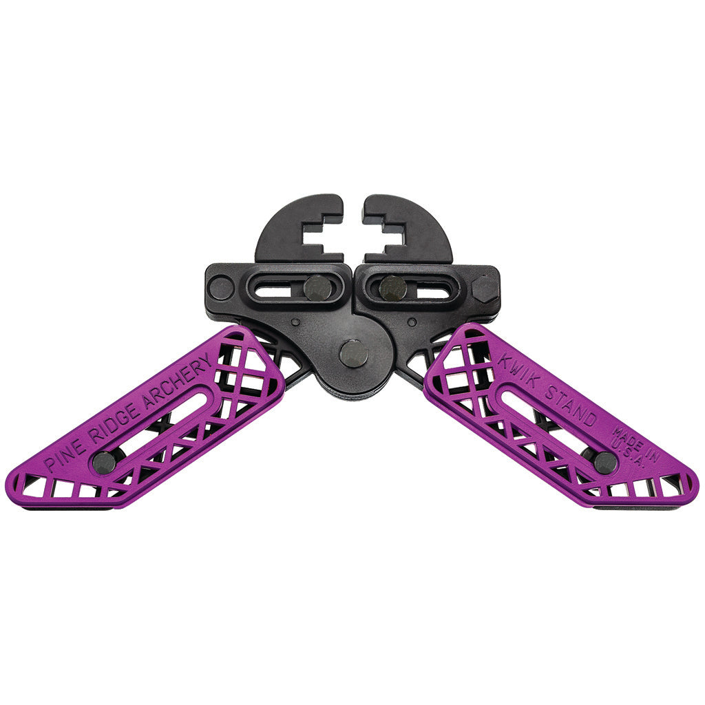 Pine Ridge Kwik Stand Bow Stabilizer Support Purple/Black Adjustable