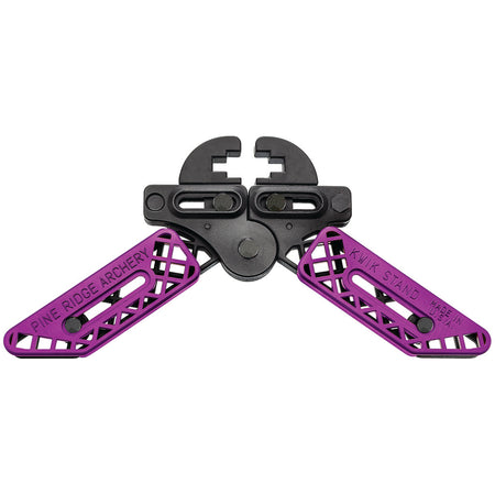 Pine Ridge Kwik Stand Bow Stabilizer Support Purple/Black Adjustable
