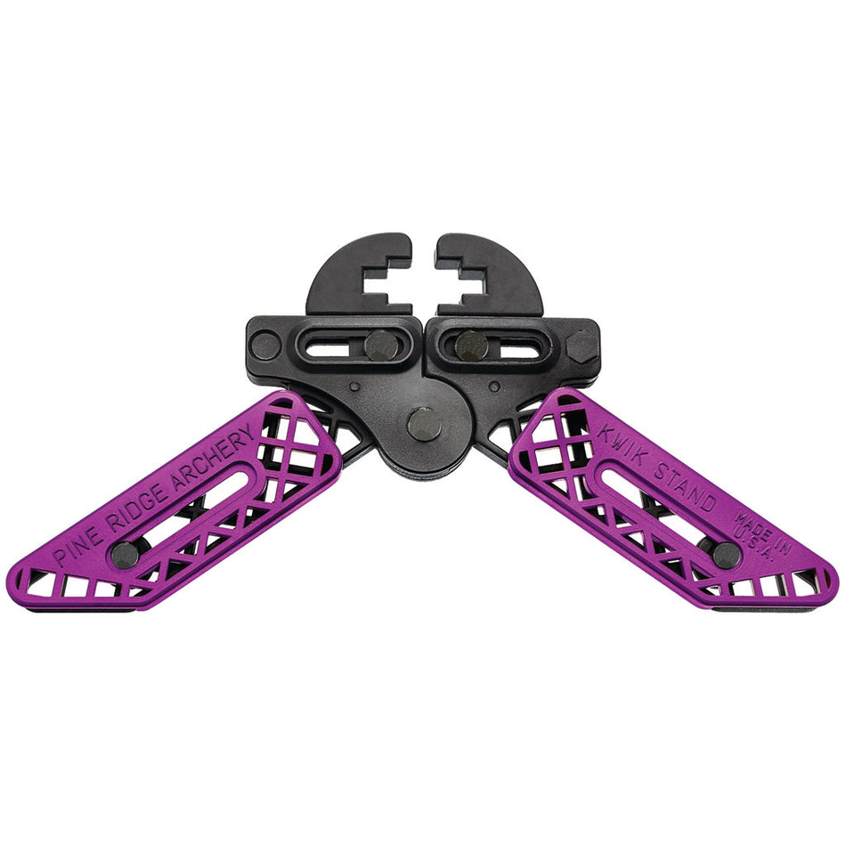 Pine Ridge Kwik Stand Bow Stabilizer Support Purple/Black Adjustable