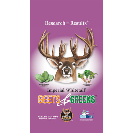 Whitetail Institute Beets Greens 12 lb Deer Food Plot Seed Fall Annual Sugar Beets Turnip Radish