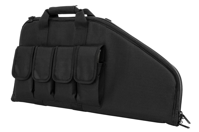 NcSTAR Tactical Pistol and Subgun Case, Black PVC, Up to 28" OAL, AR/AK Compatible CVCP2961B-28