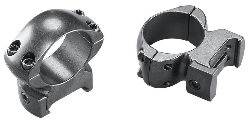 Weaver Grand Slam 1" High Black Steel Scope Ring Set