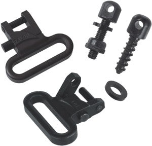 TOC Talon Steel Quick Release 1" Swivel & Screw Set in Black