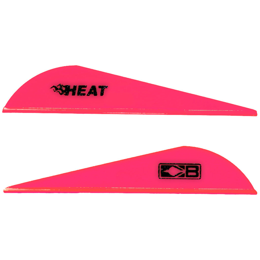Bohning Heat Hot Pink Hunting Vanes - 36 Pack, 2.5 in.