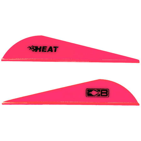 Bohning Heat Hot Pink Hunting Vanes - 36 Pack, 2.5 in.