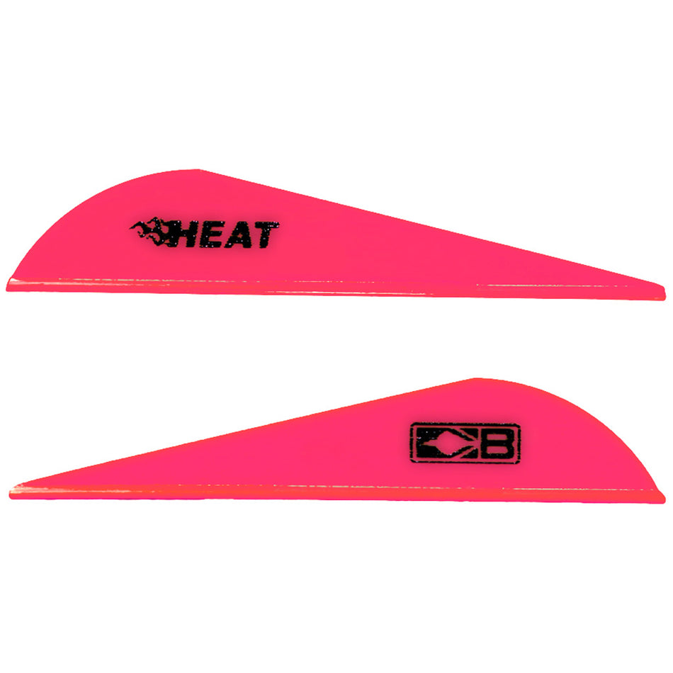 Bohning Heat Hot Pink Hunting Vanes - 36 Pack, 2.5 in.