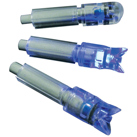 GWS Blue Illuminated Crossbow Nocks 3 Pack - .297 to .302 I.D.
