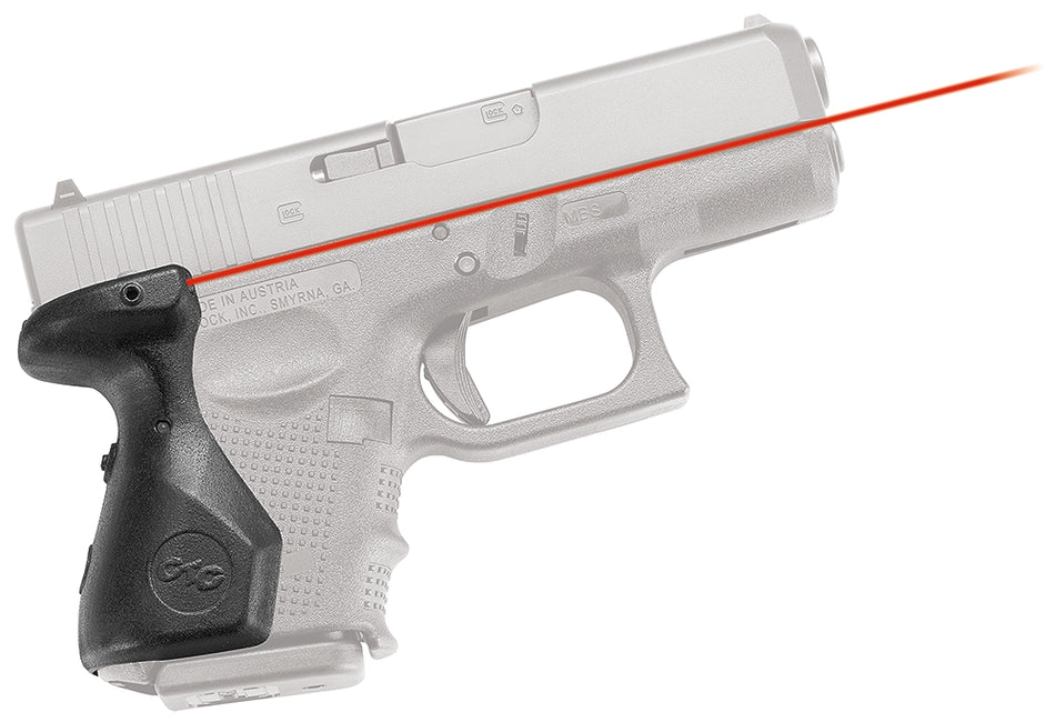 Crimson Trace 0132501 Red Laser Lasergrips Compatible with Glock GEN4 26, 27, 33 Pistols, Black Polymer