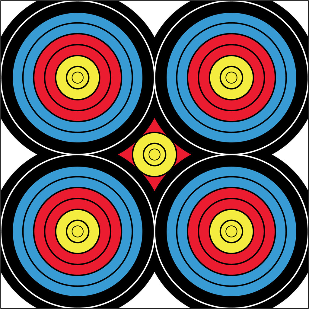 DuraMesh Archery Sight In Square Target 24 in x 24 in