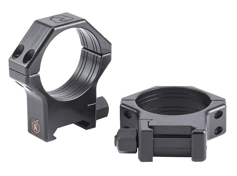 Riton 34mm Hardened Steel Picatinny Rings, 12mm Low Profile
