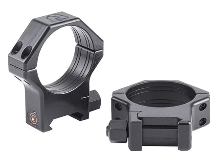 Riton 34mm Hardened Steel Picatinny Rings, 12mm Low Profile