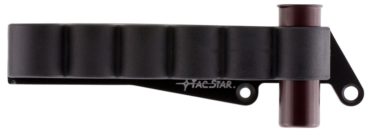 TacStar 1081211 Shotgun Slimline SideSaddle Shell Carrier Rem 870/1100/1187 12ga 6rds Black