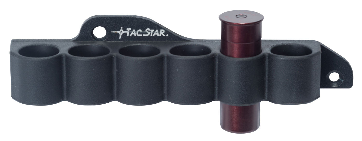 TacStar 1081210 Shotgun Slimline SideSaddle Shell Carrier Mossberg 500/590 12ga 6rds Black