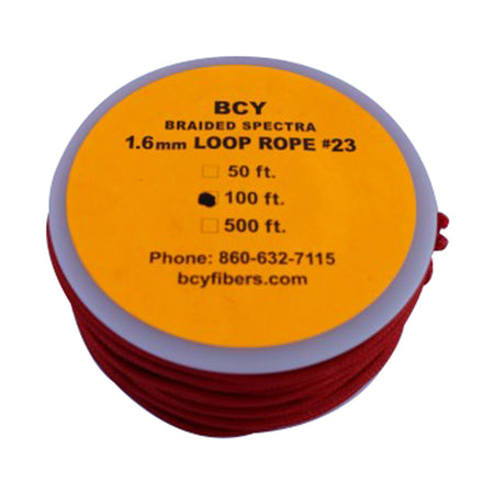 BCY 23 Red 100 ft. Spectra Covered D-Loop Material