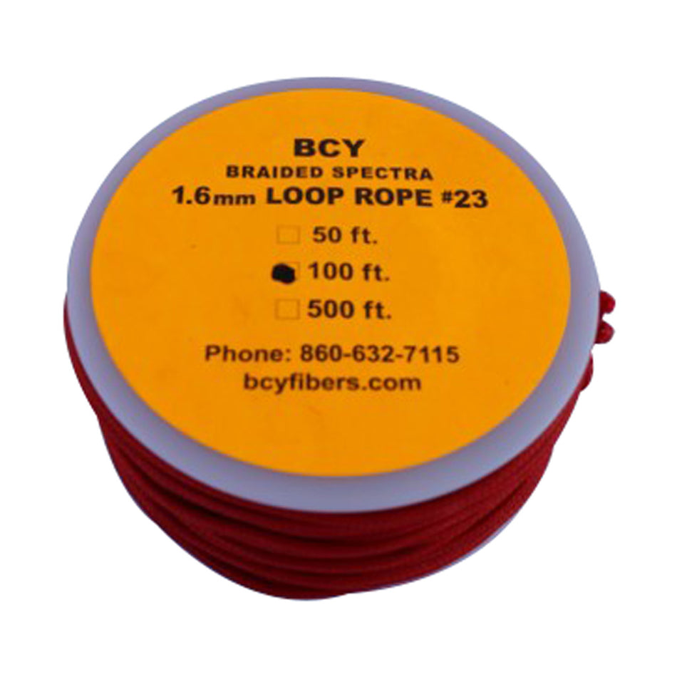 BCY 23 Red 100 ft. Spectra Covered D-Loop Material