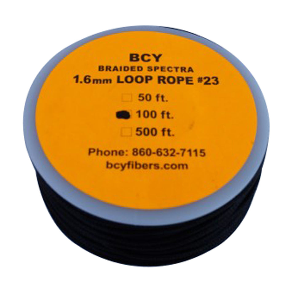 BCY 23 Black 100 ft. Spectra Covered D-Loop Material
