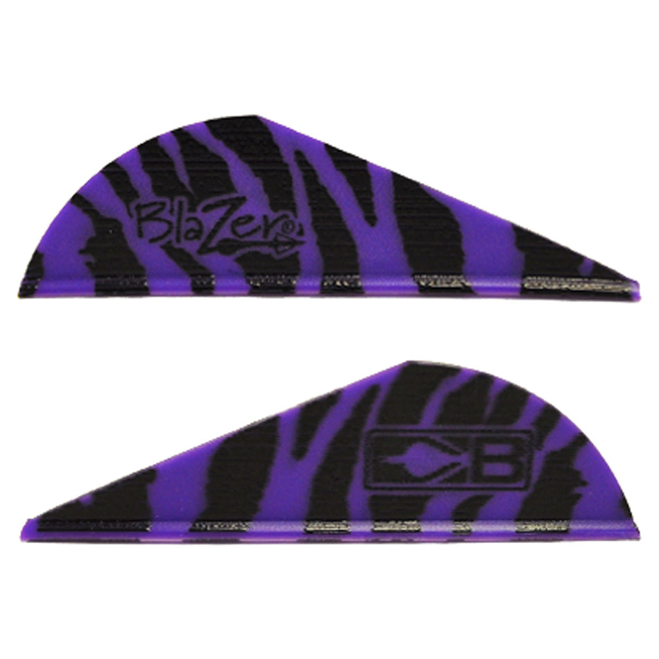Bohning Blazer Vanes 2" Purple Tiger Pack of 36