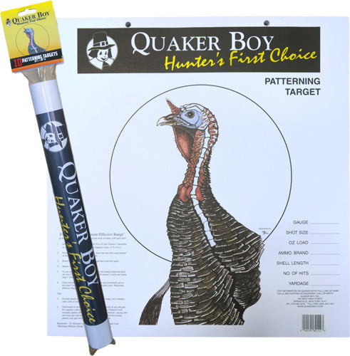 Quaker Boy Life Size Turkey Paper Targets Rolled 10-Pack