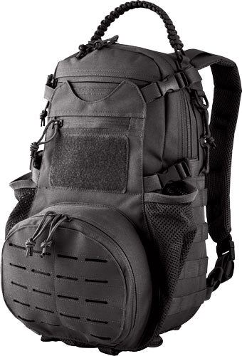 Red Rock Black Ambush Pack with Collapsible Mesh Pocket MOLLE