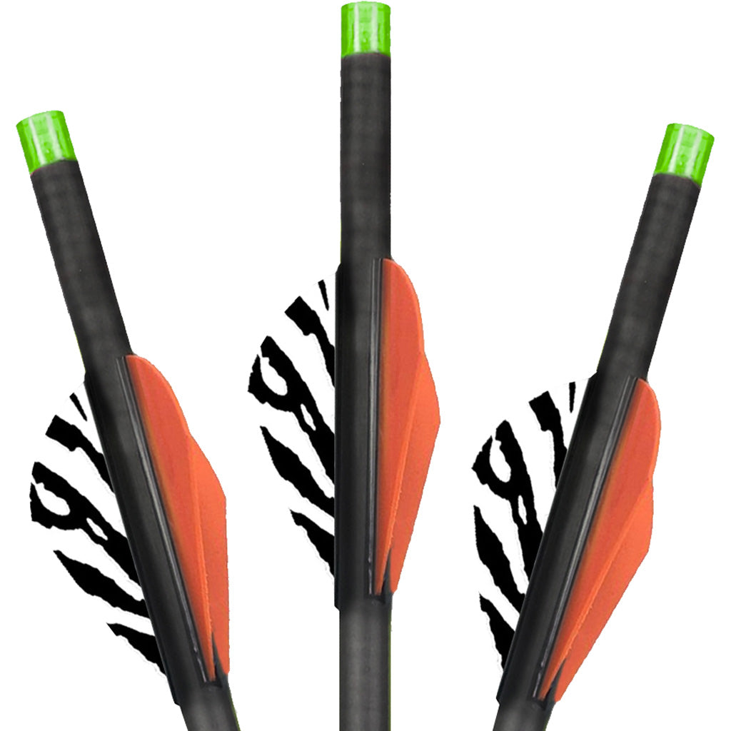 Lumenok Carbon Crossbow Bolts 22 in. Green Moon Lighted Nocks 3 pk.