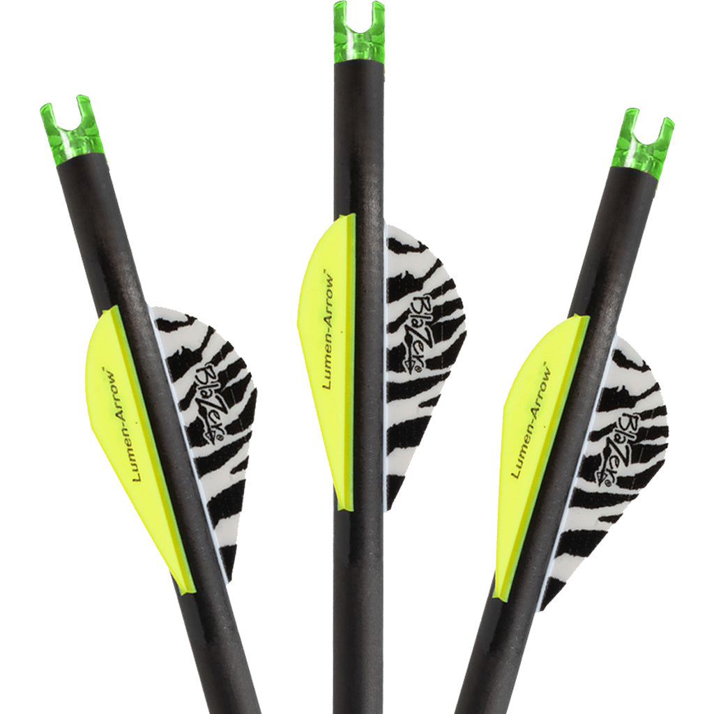 Lumenok Carbon Crossbow Bolts 20 in. Green Capture Lighted Nocks 3 pk.