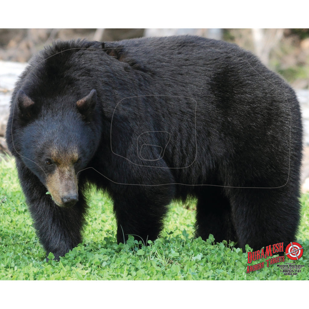 DuraMesh Black Bear Target for Archery - 25 in. x 32 in.