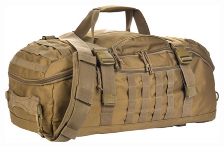 Red Rock MOLLE Traveler Duffle Luggage and Backpack Coyote Tan