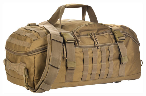 Red Rock MOLLE Traveler Duffle Luggage and Backpack Coyote Tan