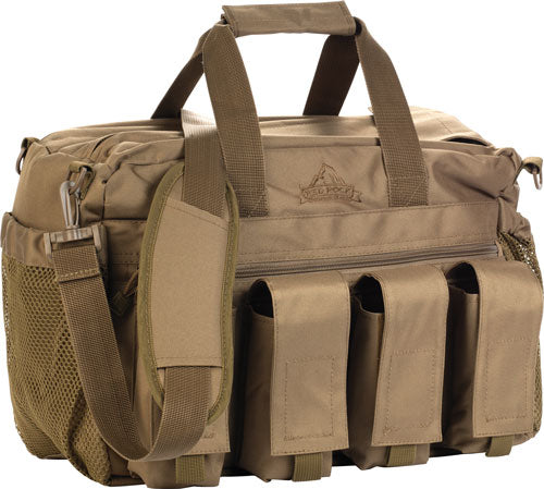 Red Rock Coyote Tan Range Bag Deluxe Fold-Out Mat and Rifle Magazine Pouches