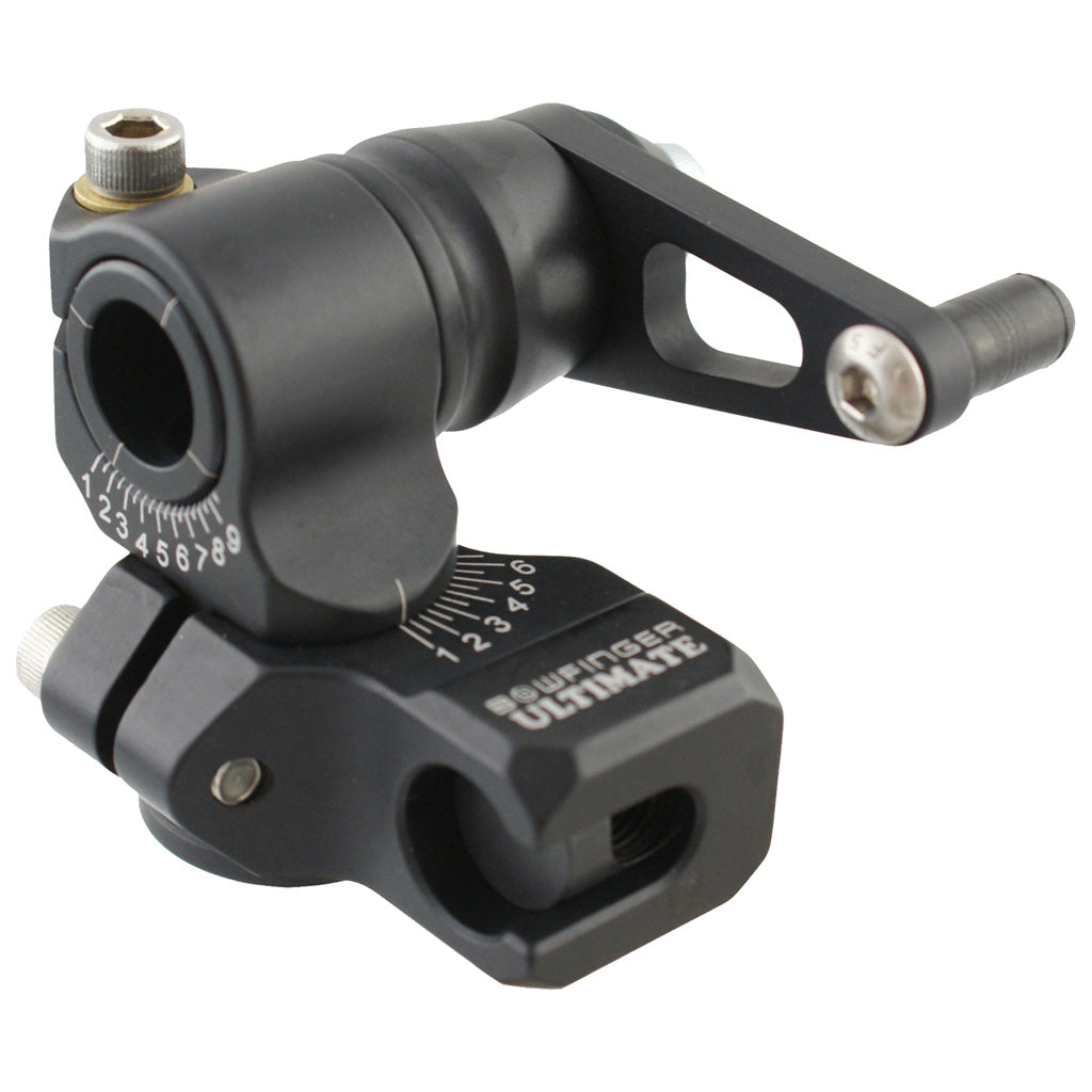Bowfinger Ultimate Adjustable Riser Mount 1/4-20 Bolt Through Attachment