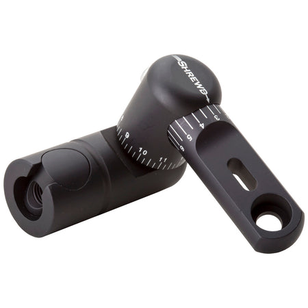 Shrewd Matte Black Single Adjustable V-Bar Mount for Bow Stabilizers