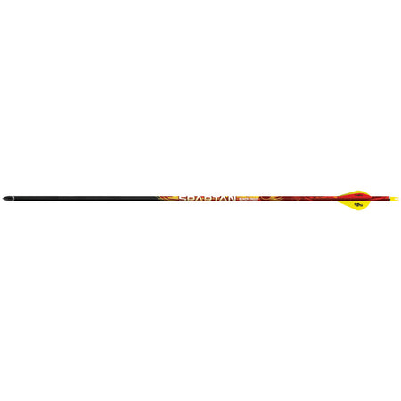 Black Eagle Spartan Arrows 350 Spine, .001 Tolerance, Blazer Vanes, 6 pk.