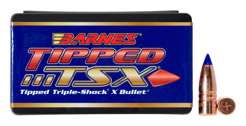 Barnes 30459 Tipped TSX 35 Cal 180gr Flat Base Bullets 50/Box