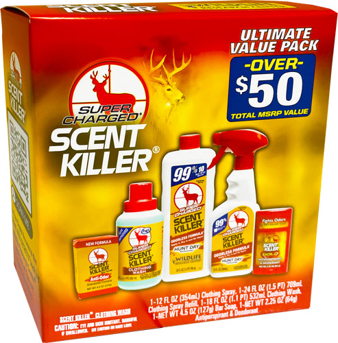 WRC Hunting Personal Care Combo Kit Scent Killer Super Charged