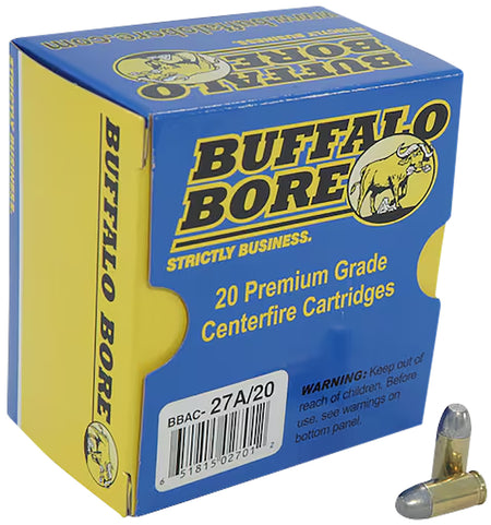 Buffalo Bore Personal Defense .380 ACP/Auto 100 grain Hard Cast Flat Nose ammunition