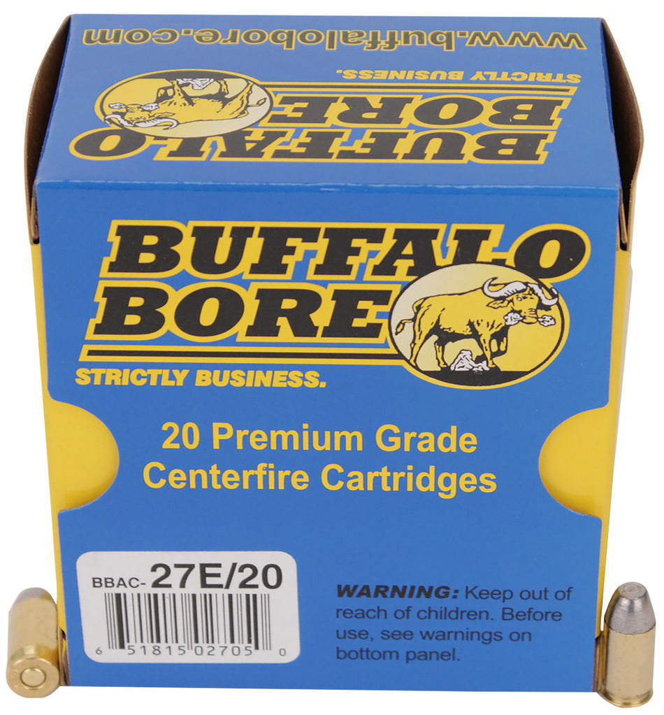 Buffalo Bore Standard Pressure .380 ACP/Auto 100 grain Hard Cast Flat Nose ammunition